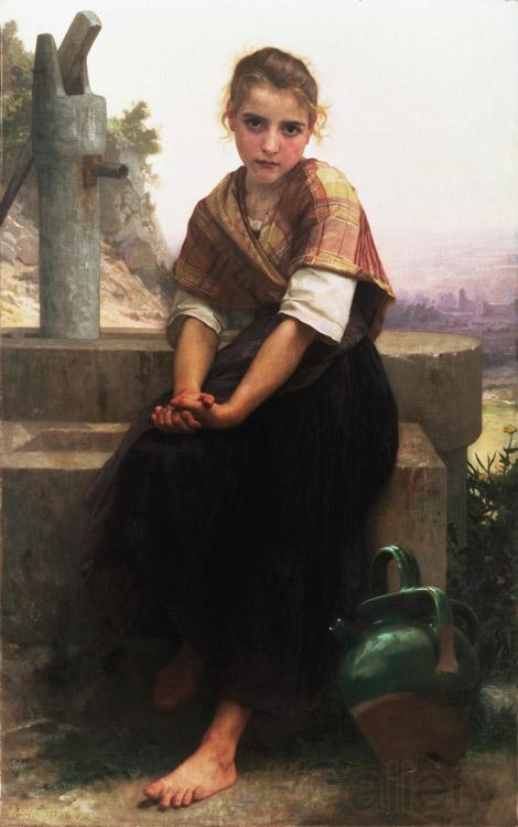 Adolphe William Bouguereau The Broken Pitcher (mk26) Germany oil painting art